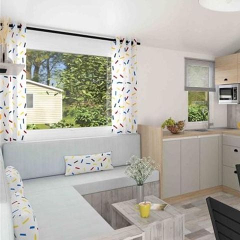 CASA MOBILE 6 persone - PREMIUM 36m² - 3 camere da letto - 2 bagni - Terrazza coperta