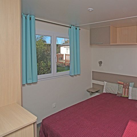 MOBILHOME 2 personnes - 1 chambre avec terrasse