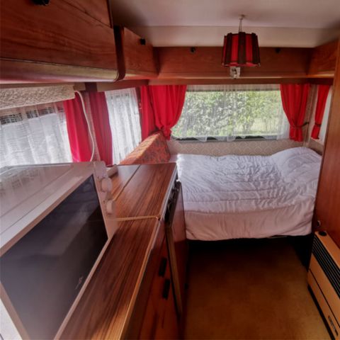 Caravan 2 personen - 6 m² zonder sanitair