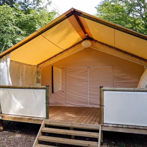 CANVAS AND WOOD TENT 4 people - Lodge Maassai - 2 rooms 4