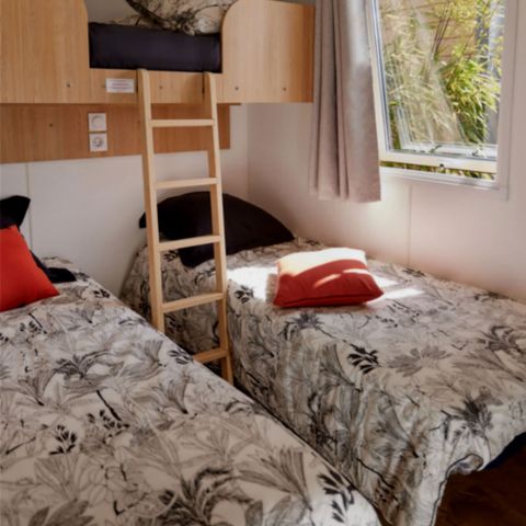 Stacaravan 6 personen - Stacaravan Comfort + 3 Slaapkamers 6 Personen