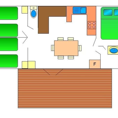 MOBILHOME 7 personnes - Florès