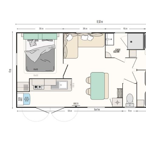 MOBILHEIM 6 Personen - 6 Pesonen Premium Riviera 3