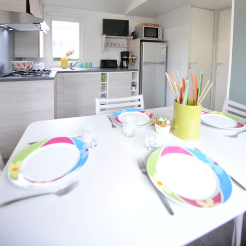 MOBILHEIM 6 Personen - Mobilheim Confort plus 3 Zimmer Zwischen 30 und 35 m² -5Jahre