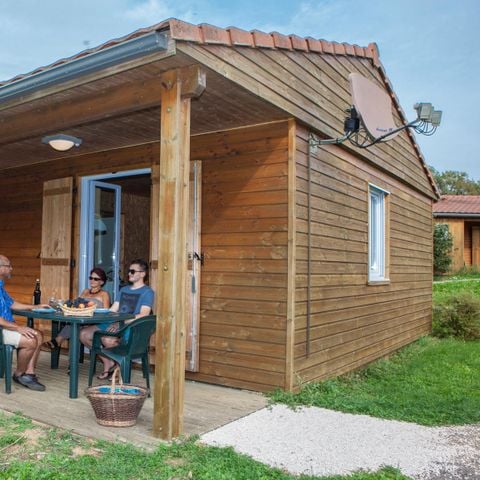 Chalet 6 personen - Standaard PMR chalet (persoon met beperkte mobiliteit) 39m² - 2 kamers / overdekt terras