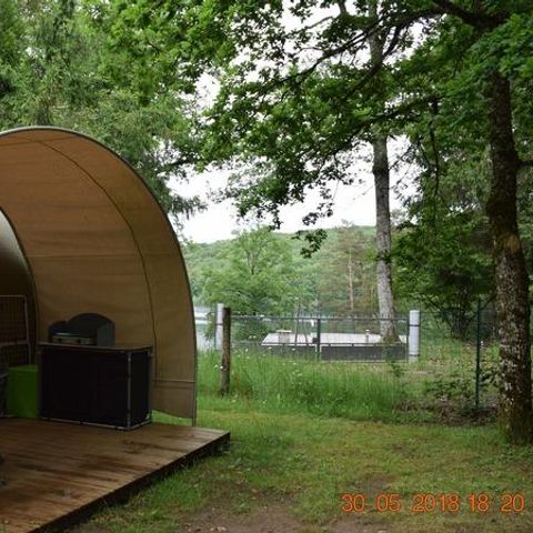 Bungalowtent 4 personen - Coco Sweet (geen sanitair, 2 kamers)