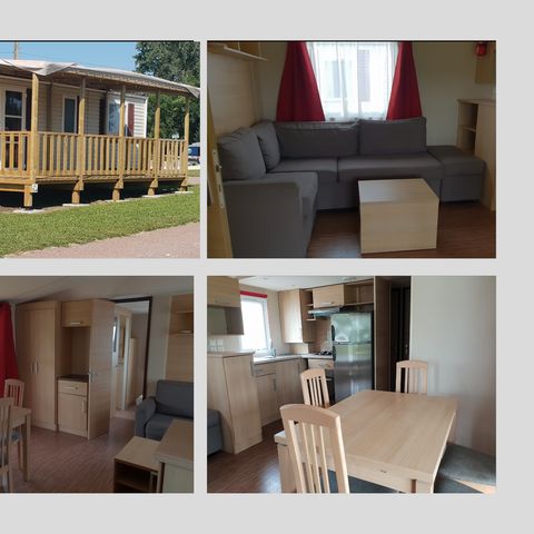 MOBILHEIM 7 Personen - Trigano OR9 3 Schlafzimmer mit Terrasse