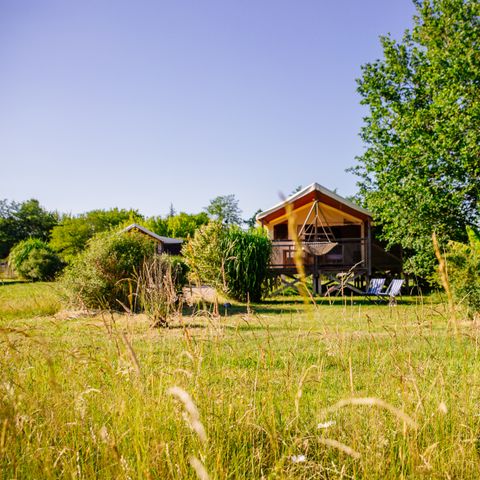 TENDA IN TELA E LEGNO 5 persone - Tenda Safari