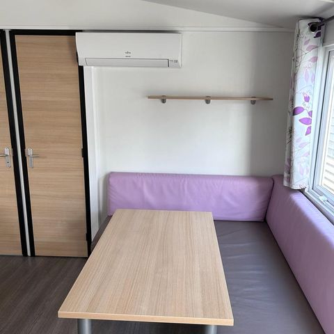 Stacaravan 5 personen - Premium stacaravan - 2 slaapkamers (max. 4 volwassenen + 1 kind) optie airconditioning