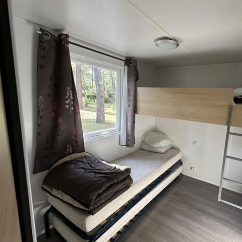 Stacaravan 5 personen - Premium stacaravan - 2 slaapkamers (max. 4 volwassenen + 1 kind) optie airconditioning