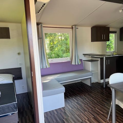 Stacaravan 7 personen - Premium stacaravan - 3 slaapkamers (max. 6 volwassenen + 1 kind) optie airconditioning