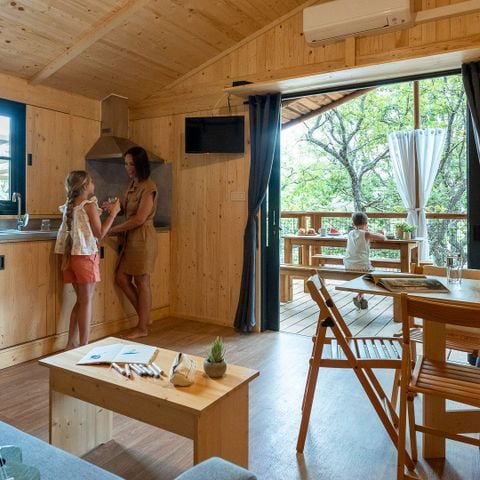 Chalet 5 personen - CHALET KENYA. STANDAARD MET SPA