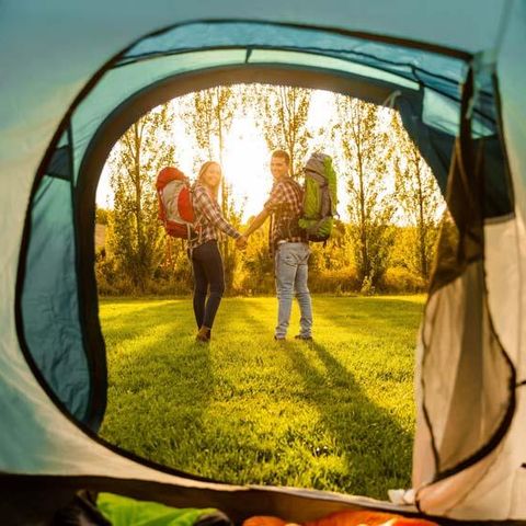 STAANPLAATS - Wandel- of fietsarrangement met tent