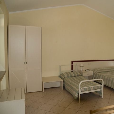 Apartement 3 Personen - 32 Quadratmeter großes, gemauertes Studio mit Veranda