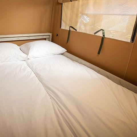 TENTE TOILE ET BOIS 5 personnes - Super Lodge | 2 Ch. | 4/5 Pers. | Sans SDB