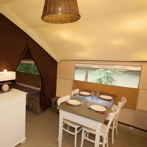 CANVAS BUNGALOW 4 people - COTTON LODGE NATURE without sanitary facilities