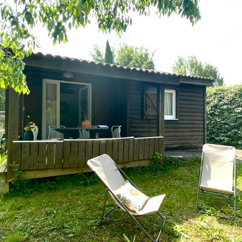 Chalet 3 personen - Chalet Premium standplaatsounet 2ch TV-CLIM-SDB