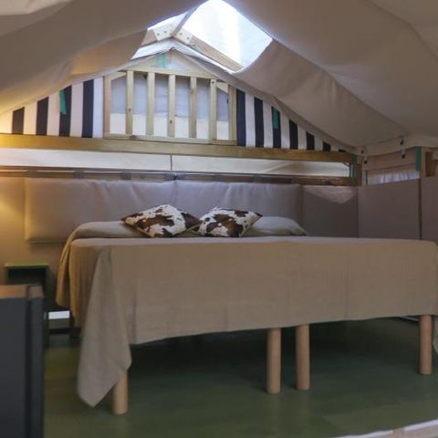 TENTE TOILE ET BOIS 2 personnes - Mini Lodge - sans sanitaire