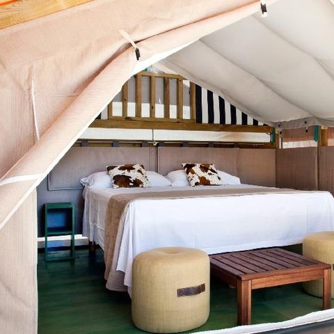 SAFARITENT 2 personen - Mini Lodge - zonder sanitair