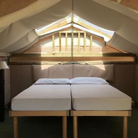 CANVAS AND WOOD TENT 2 people - Mini Lodge - without sanitary facilities