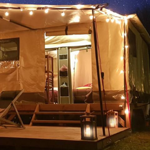 Bungalowtent 6 personen - Hypitipy 23m²- 2 kamers - geen sanitair