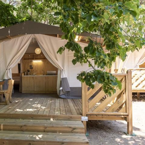 TENTE TOILE ET BOIS 5 personnes - LODGE TENT