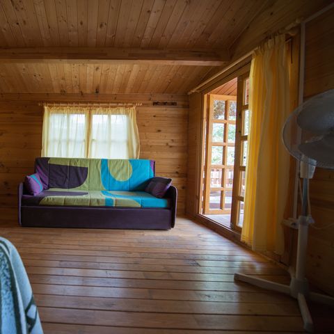 CHALET 2 Personen - Holzhütte - ohne Küche - ohne Sanitäranlagen