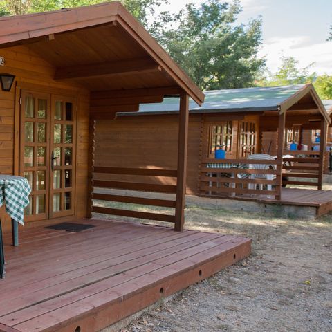 Chalet 2 personen - Houten hut - zonder keuken - zonder sanitair