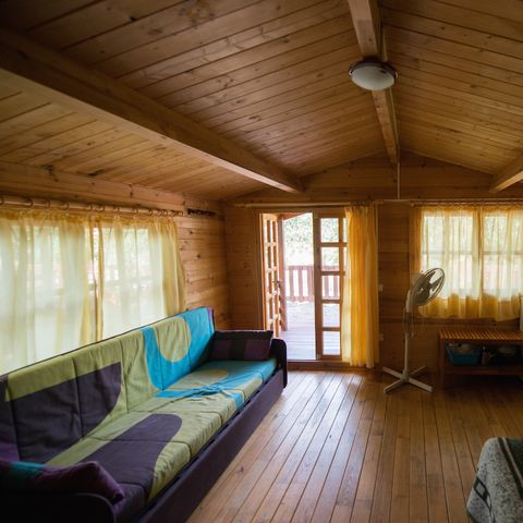 CHALET 2 personnes - Cabane en bois - sans cuisine - sans sanitaires