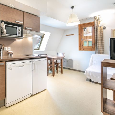 Apartement 6 Personen - 2-Zimmer-Wohnung Kabine 6 Personen - nur Veluxfenster