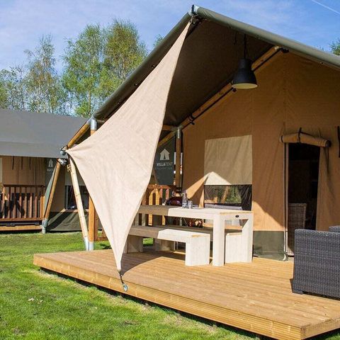 CANVAS AND WOOD TENT 6 people - Nomad