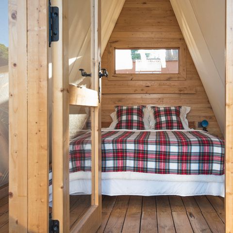 TENTE TOILE ET BOIS 2 personnes - Glamping Tipi Pinar