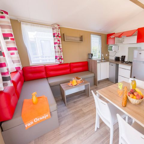 MOBILHEIM 4 Personen - PREMIUM 2 Zimmer Meerblick