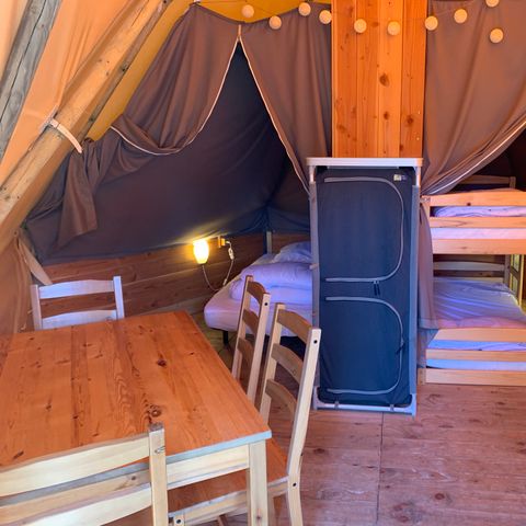 UNIEKE ACCOMMODATIE 4 personen - Tipi (zonder sanitair)