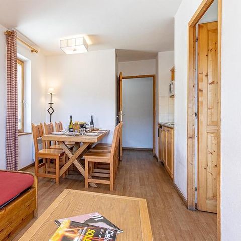 APPARTEMENT 6 personen - 2 kamers + hut - 5/6 personen