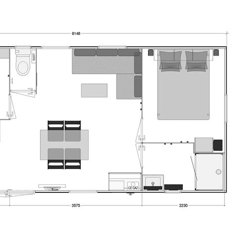 Stacaravan 4 personen - Bahia Groot