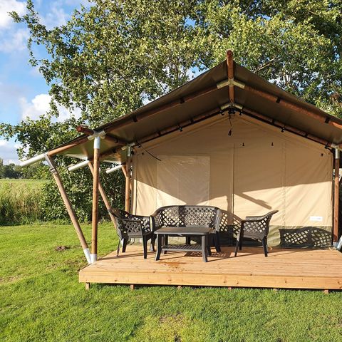 CANVAS AND WOOD TENT 4 people - Safari tent