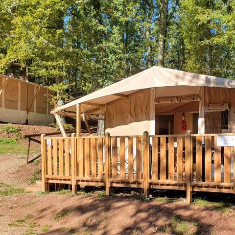 TENTE TOILE ET BOIS 5 personnes - Lodgetent Deluxe