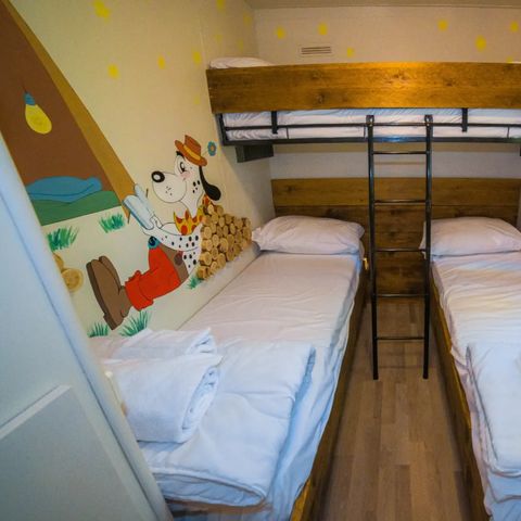 Stacaravan 5 personen - Huisje Vlekkerig