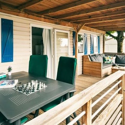 TENTE TOILE ET BOIS 5 personnes - Tente Super Lodge | 2 Ch. | 4/5 Pers. | 1 SDB