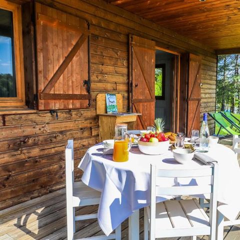 CHALET 6 personen - Halfvrijstaand 3 kamer appartement voor 6 personen met uitzicht op het meer