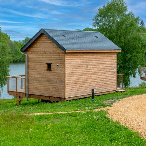 CHALET 4 personen - Hooggelegen chalets met uitzicht op het meer