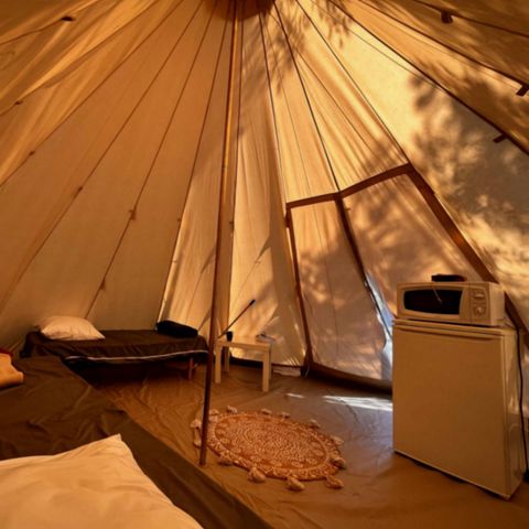 CANVAS AND WOOD TENT 4 people - Indiana tepee