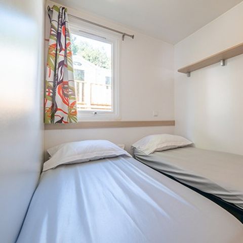 Stacaravan 4 personen - Stacaravan | Comfort | 2 Slaapkamers | 4 Pers. | Verhoogd terras