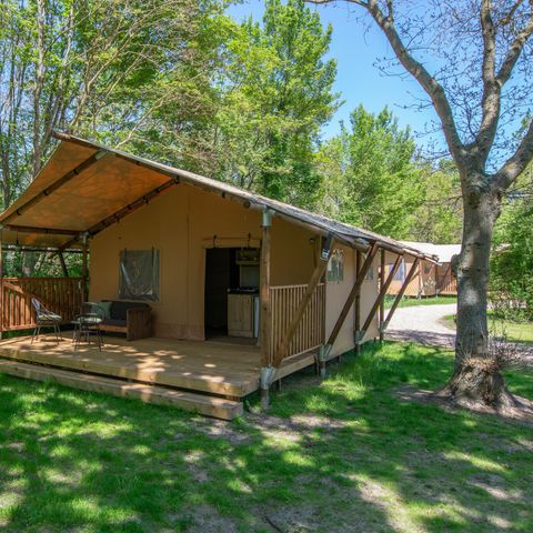 CANVAS AND WOOD TENT 4 people - 4