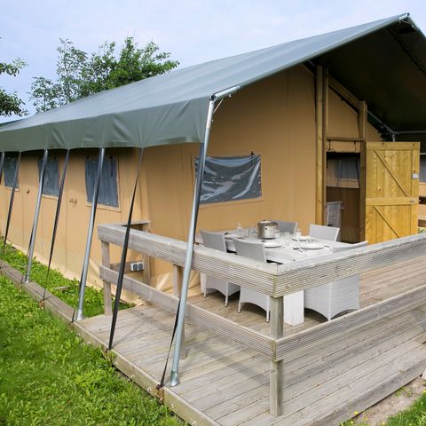 CANVAS AND WOOD TENT 4 people - Safari tent