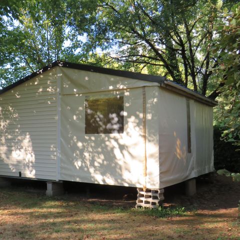 Stacaravan 5 personen - Cabane TITHOME ( TERRASSE BACHE ) zonder sanitair stapelbed