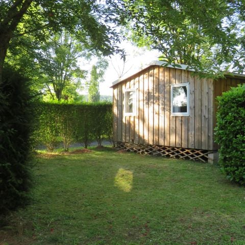 BUNGALOW 5 personnes - cabane Tit'home Bois et terrasse sans sanitaire