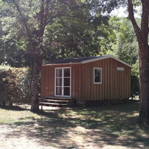 BUNGALOW 5 personnes - cabane Tit'home Bois et terrasse sans sanitaire