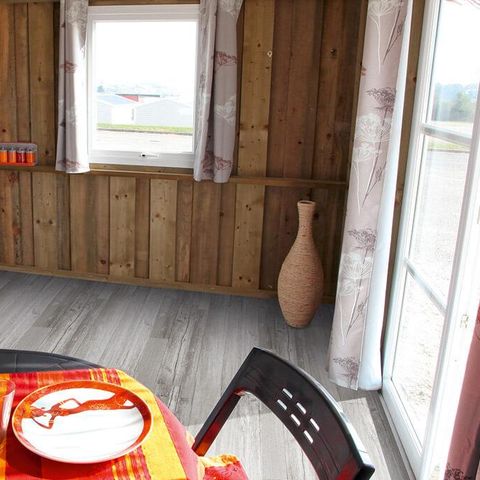 Bungalow 5 personen - Tit'home houten hut en terras zonder sanitair